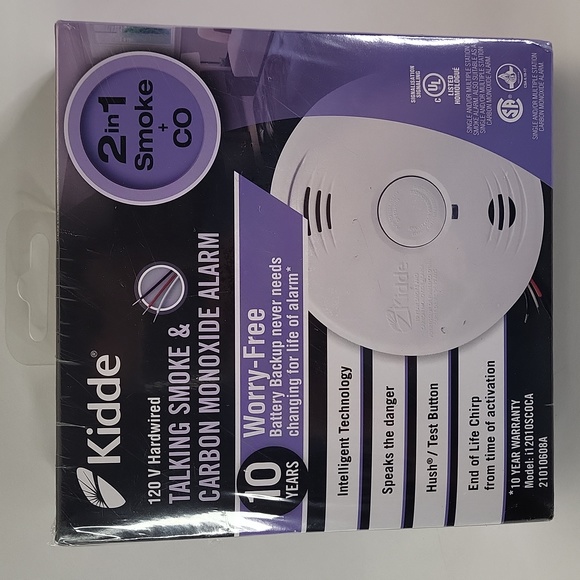 Kidde Other Kidde Talking Smoke Carbon Monoxide Alarm 2v Hardwired